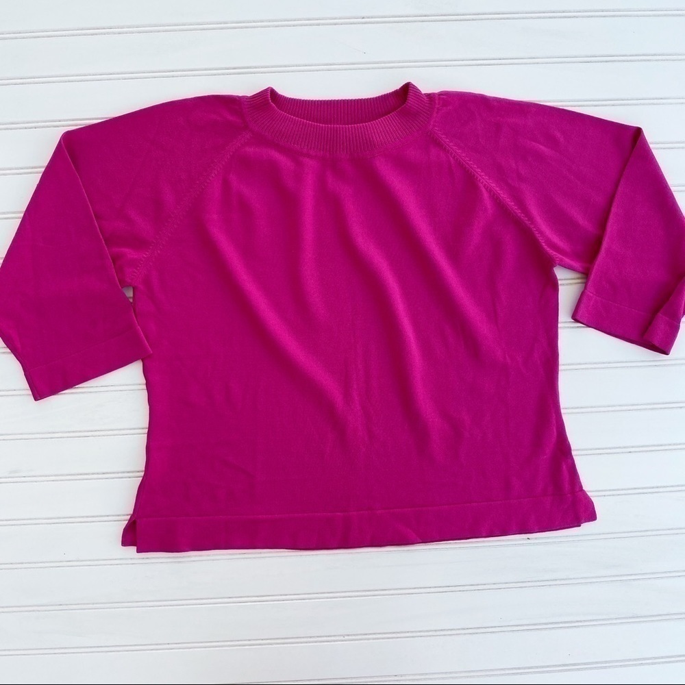 Larry Levine Hot Pink Blouse Large